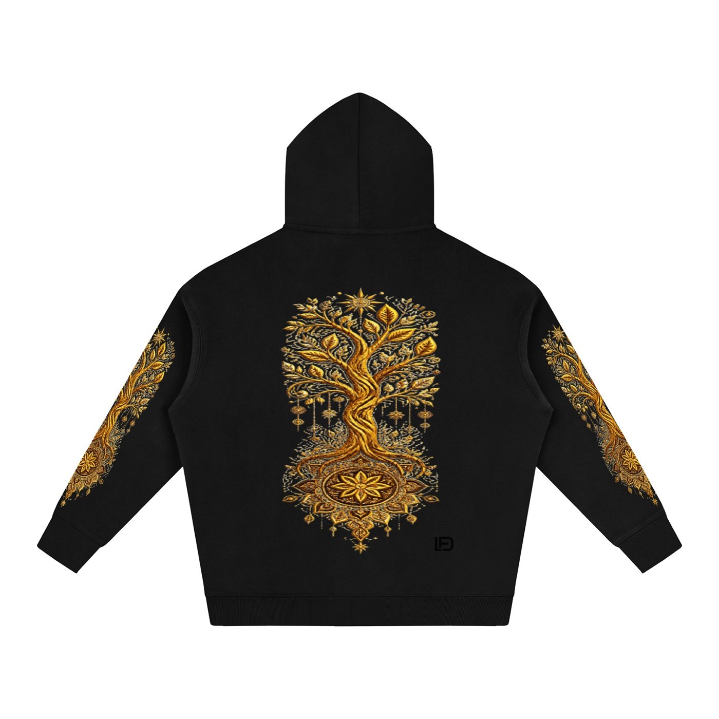 Tree of Life Oversized Fleeced Hoodie - Image 2