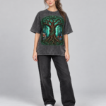 Kids & Teens The One Tree of Life Snow Washed Oversized Cotton T-Shirt