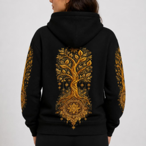 Tree of Life Oversized Fleeced Hoodie