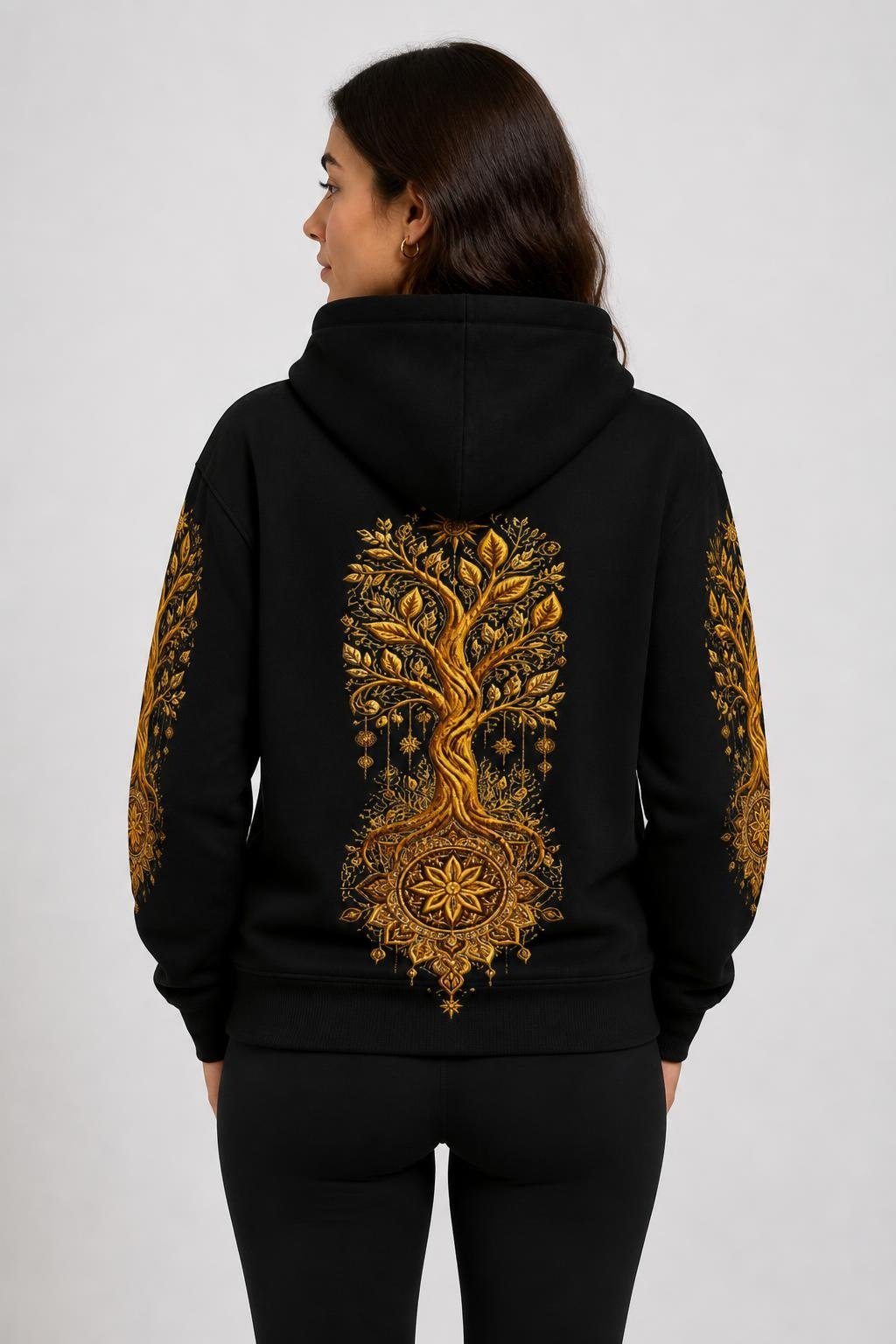 Tree of Life Oversized Fleeced Hoodie