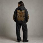 Unified Celestial Tree Snow Washed Loose Cotton Hoodie