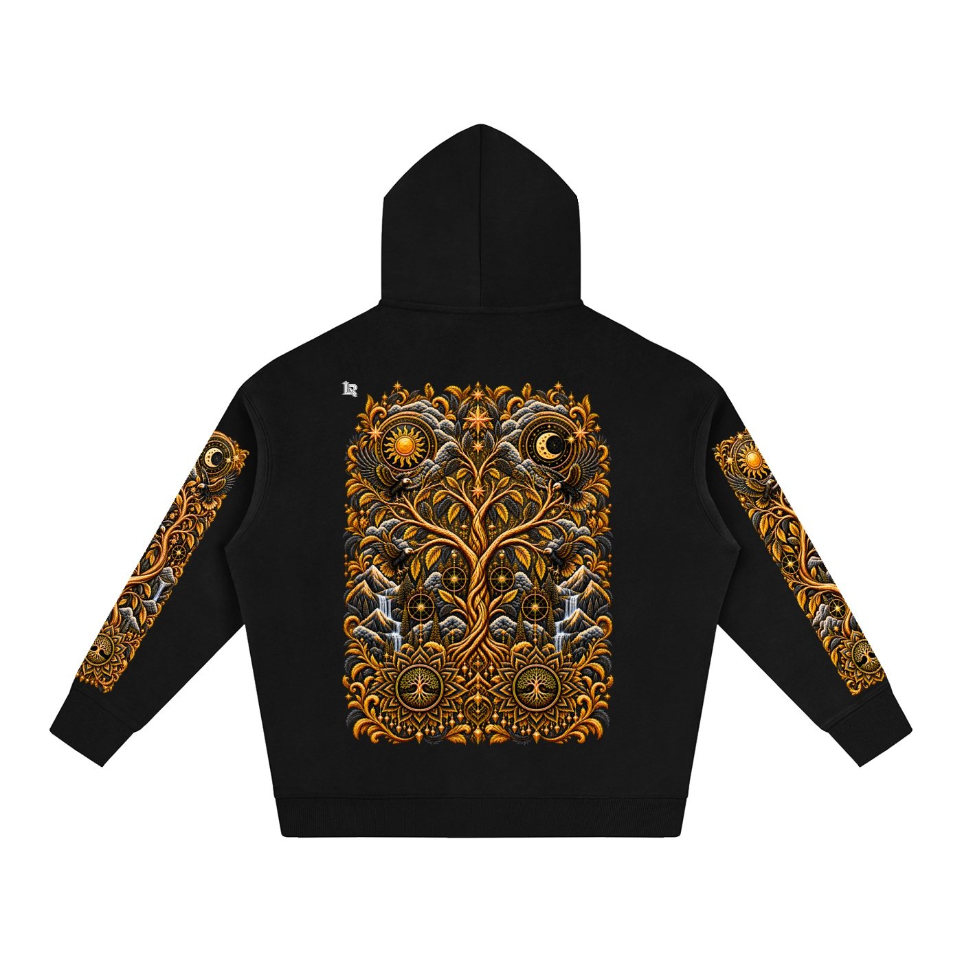 Tree of Life Oversized Fleeced Hoodie - Image 2