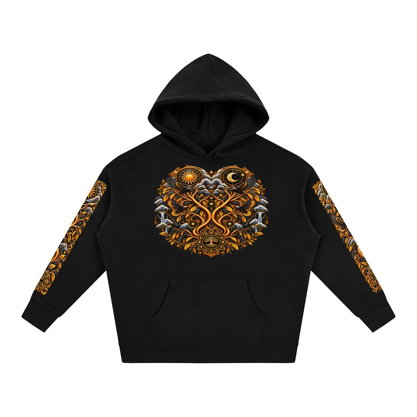 Tree of Life Oversized Fleeced Hoodie - Image 3